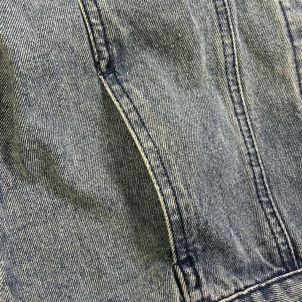 Disney Denim Jacket Mickey Mouse Youth 11/12 S Leader Of The Club Embroidered - Picture 7 of 10